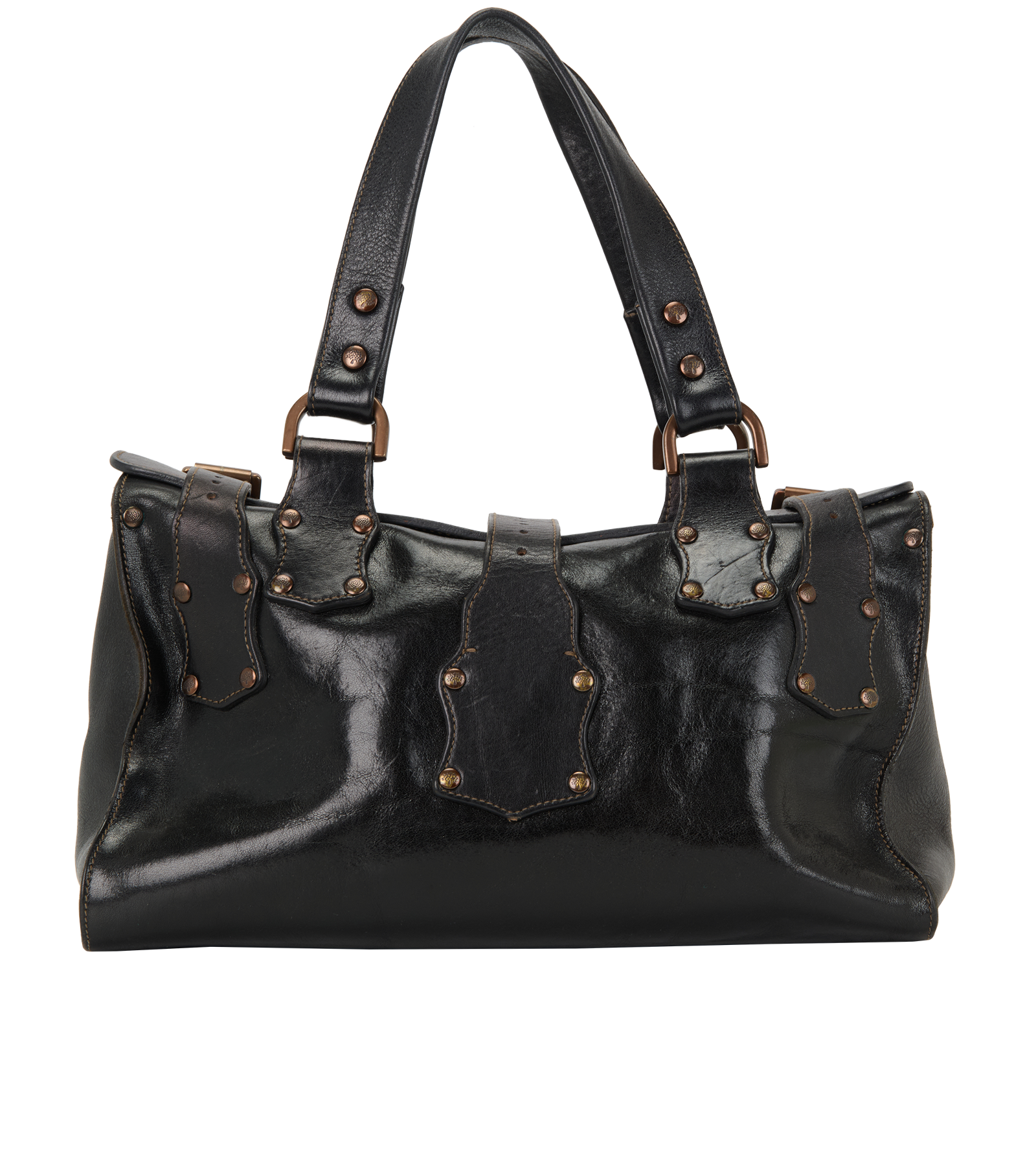 Roxanne, &pound;220, Handbags, Black, Leather, Back view